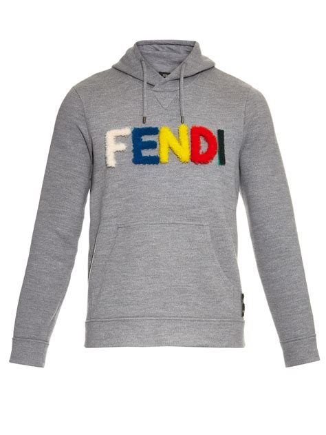 fendi suit man|Fendi men's gray pullover hoodie.